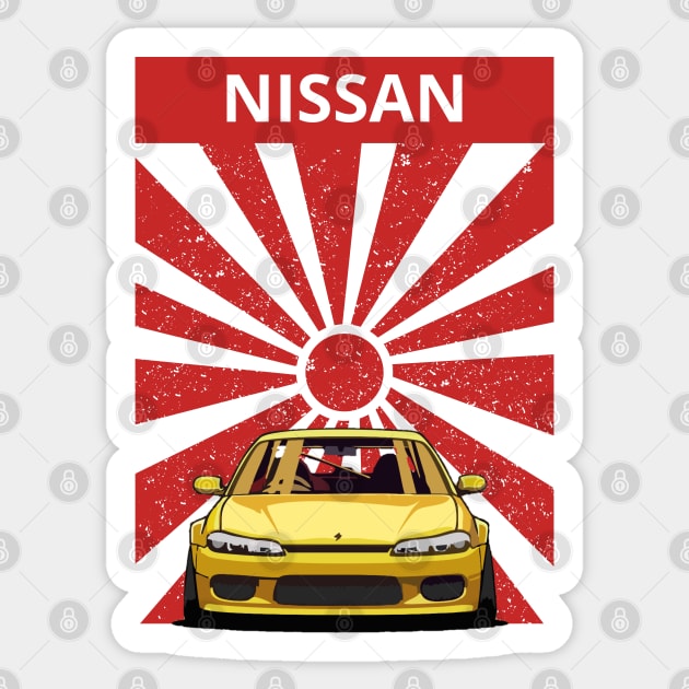 Nissan Silvia Sticker by artoriaa